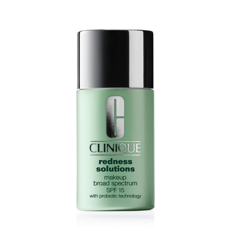 Clinique Redness Solutions Liquid Foundation Makeup Broad Spectrum SPF 15 With Probiotic Technology For Redness-Prone Skin| Medium Coverage + Natural Finish