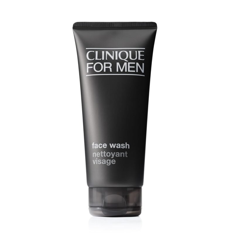 Clinique For Men Face Wash For Normal To Dry Skin Types | Mild Facial Cleanser | With Aloe Vera + Sucrose | Cleanses + Refreshes, 6.7 Fl Oz