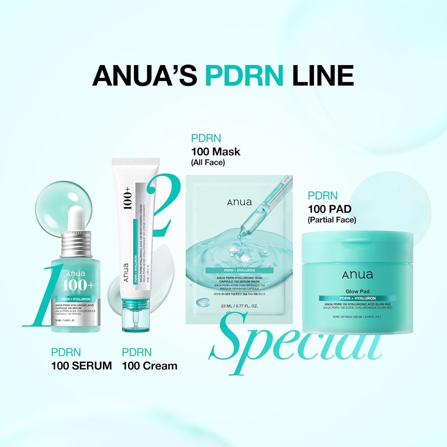 ANUA PDRN Hyaluronic Acid Capsule 100 Serum Mask, everyday glow korean sheet mask with Salmon PDRN, Hyaluronic acid, Collagen, Self home care facial mask for glass skin, Korean skin care (10EA) - Image 8