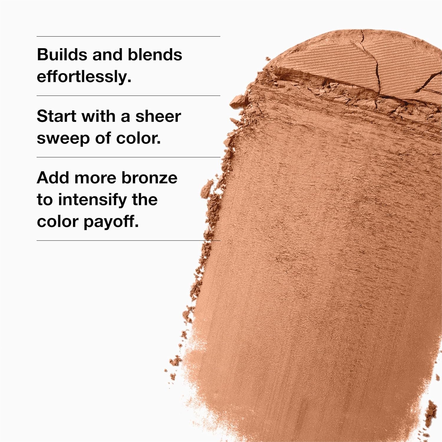 Clinique True Bronze Blendable Pressed Powder Bronzer | Sun-Kissed Glow + Natural Finish - Image 3
