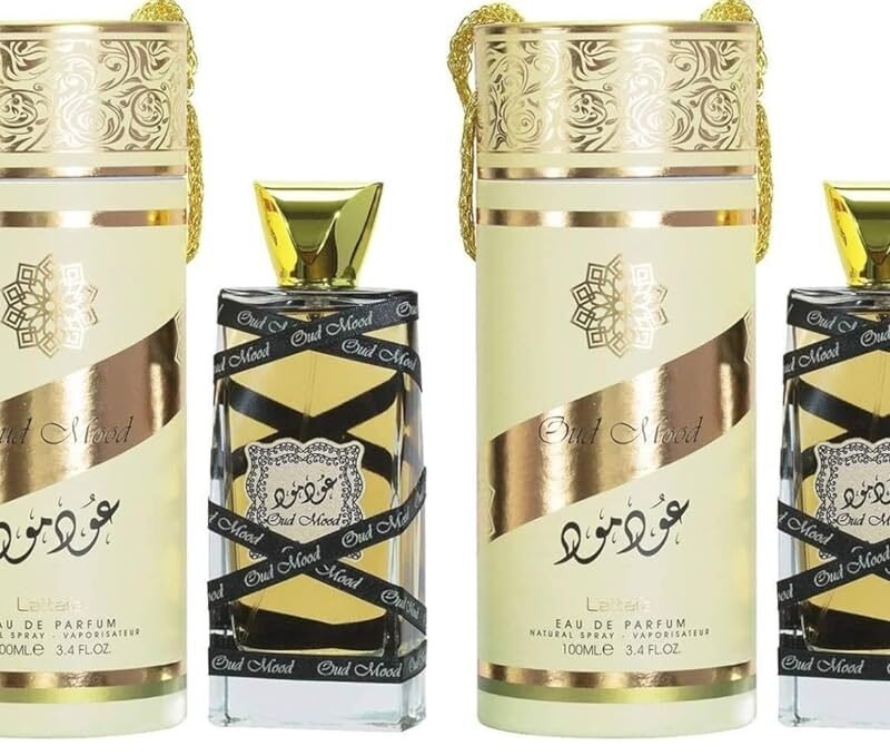 Lattafa Perfumes Oud Mood for Unisex Eau de Parfum Spray, 3.4 Ounce