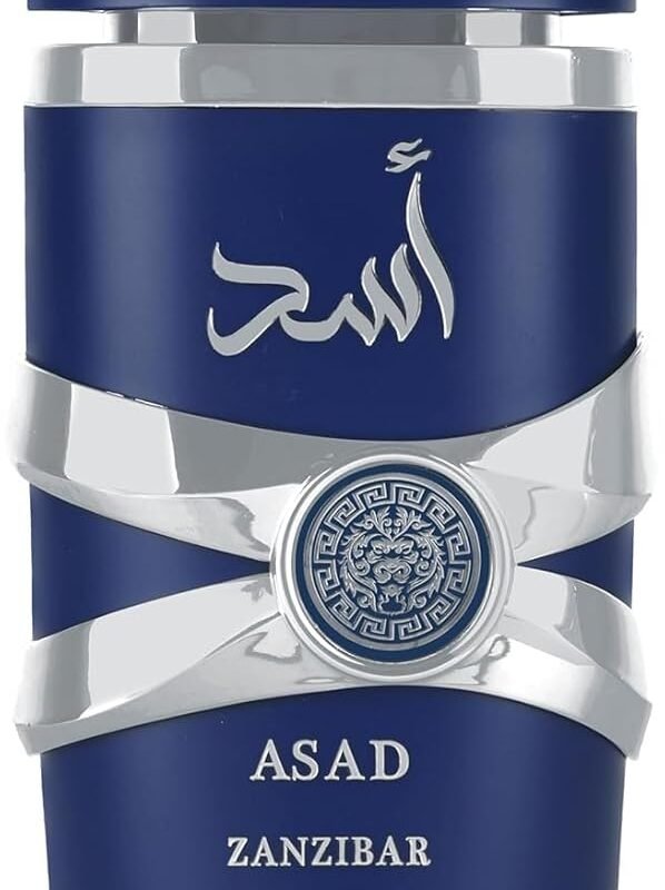 Lattafa Asad Zanzibar - Fresh, Spicy, Vanilla, Coconut - Eau de Parfum Long-Lasting Fragrance for Men, 3.40 Ounce / 100 ml