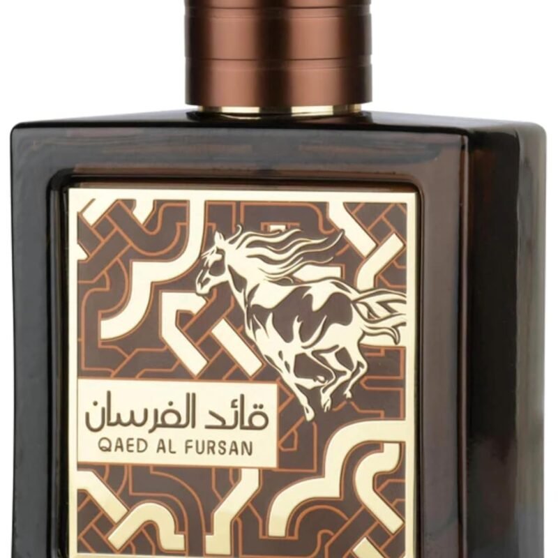 Lattafa Qaed Al Fursan - Oriental, Fruity, Fresh, Amber Wood - Eau de Parfum Long-Lasting Fragrance for Unisex, 3.40 Ounce / 100 ml
